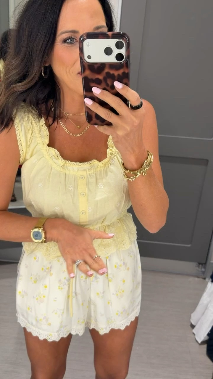 Wearing a xs top and small shorts!

#LTKootd #LTKOver40