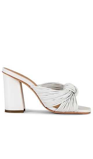 x REVOLVE Multi Strap Knotted Sandal in White | Revolve Clothing (Global)