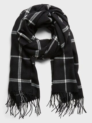 Windowpane Scarf | Banana Republic Factory