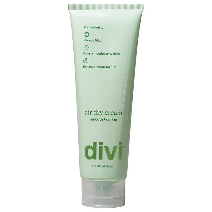 divi Air Dry Styling Cream for Natural Hair Texture, Smooths Frizz & Defines Curls | Amazon (US)