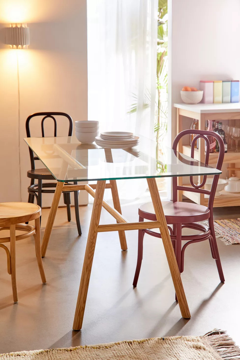 Harlan Glass Dining Table | Urban Outfitters (US and RoW)
