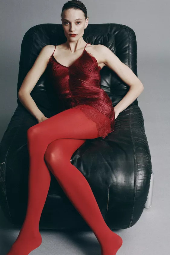 SHORT LACE FRINGE DRESS | Zara Canada