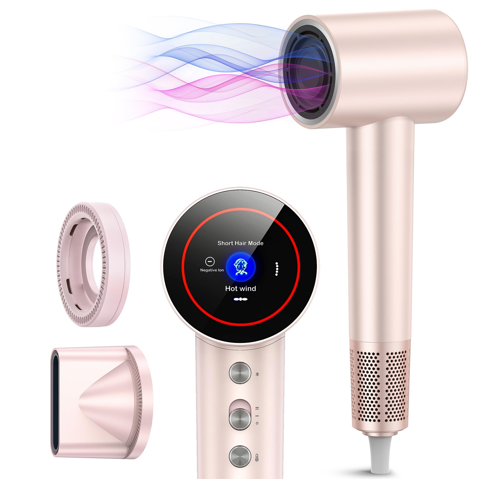 Hair Dryer - Negative Ionic Blow Dryer with 110000 RPM High Speed Brushless Motor for Fast Drying... | Amazon (US)