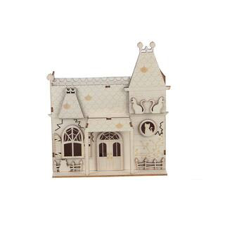 7.5" DIY Village Cat House LED Wood Décor by Make Market® | Michaels Stores