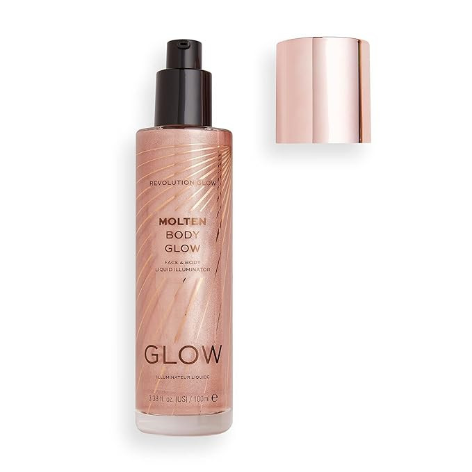 Makeup Revolution, Molten Body Glow, Rose Gold, 100ml | Amazon (US)