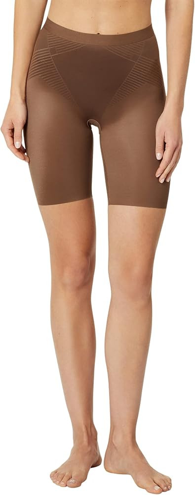 SPANX Thinstincts 2.0 Midthigh - Tights for Women - Stretchy Fit - Quick-Dry Fabric - Elasticized... | Amazon (US)