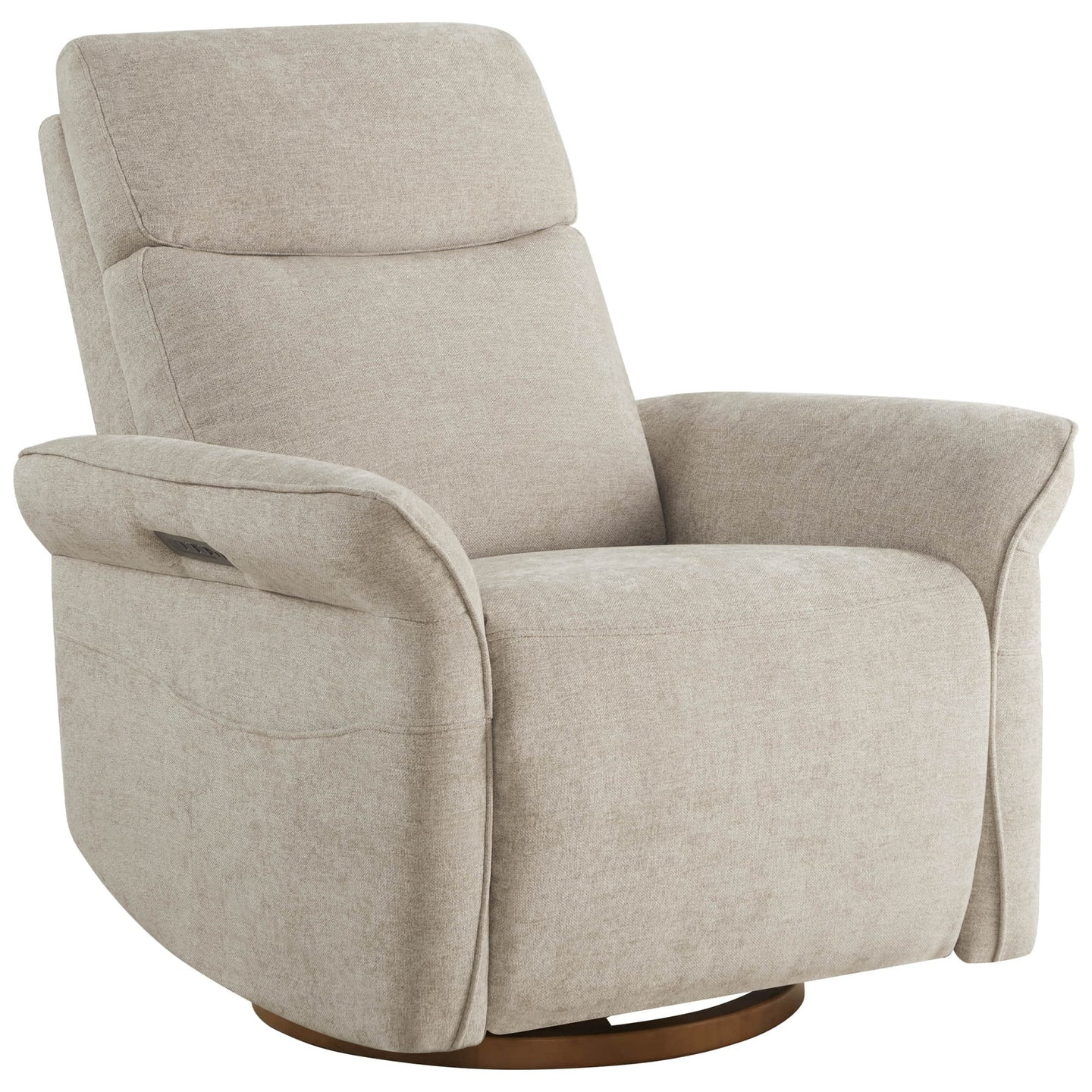Vinca Power Swivel Glider Recliner | Power Lumbar & Headrest | Chita