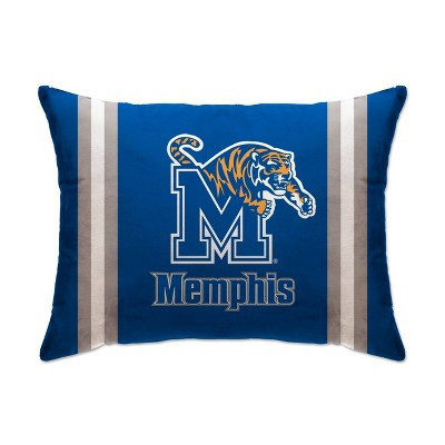 NCAA Memphis Tigers Standard Stripe Logo Bed Pillow | Target