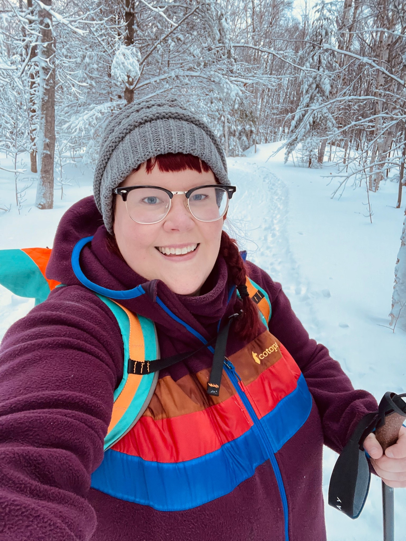 Staying warm while snowshoeing post blizzard! I dress in layers to manage sweat and stay warm in winter- so happy more outdoor brands offer plus sizes now! 

#LTKPlusSize #LTKSeasonal #LTKActive