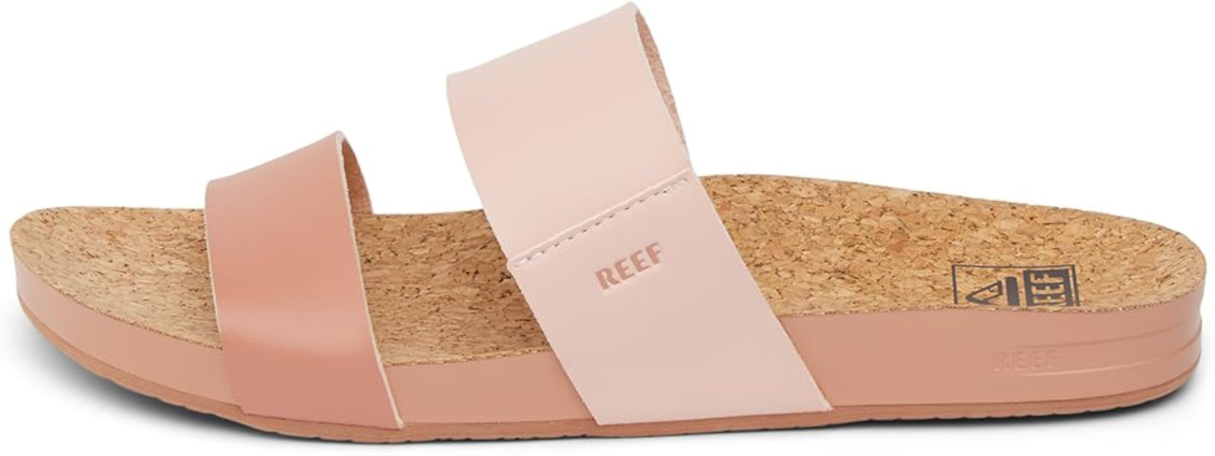 REEF Cushion Vista Women's Fashion Slide Sandal, Vegan Leather Strap, Ultra Soft Cushion Footbed | Amazon (US)