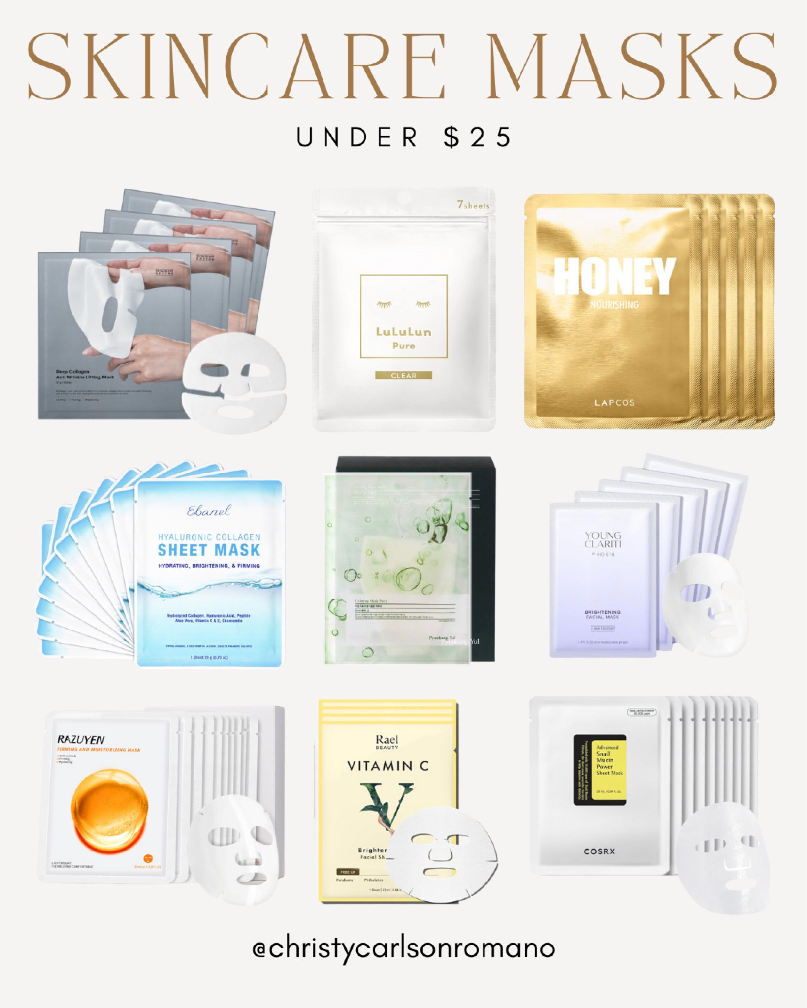 Treat your skin to these skincare masks and get that healthy skin glow! Perfect to as gifts for friends or loved ones. All under $25!
#beautypicks #selfcare #affordablefinds #skincaremusthaves

#LTKFindsUnder50 #LTKBeauty #LTKSeasonal