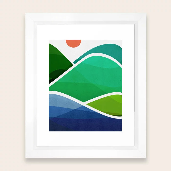 Oahu Shoreline Framed Art Print | Society6
