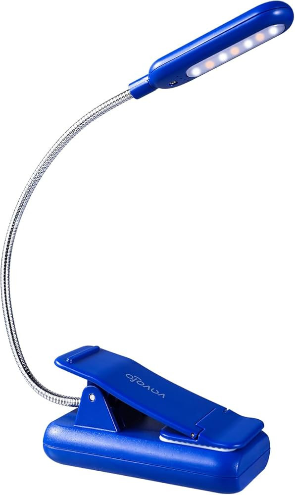 VAVOFO Rechargeable Book Light for Reading in Bed Kids, 7 LED Reading Light with 9-Level Warm Coo... | Amazon (US)