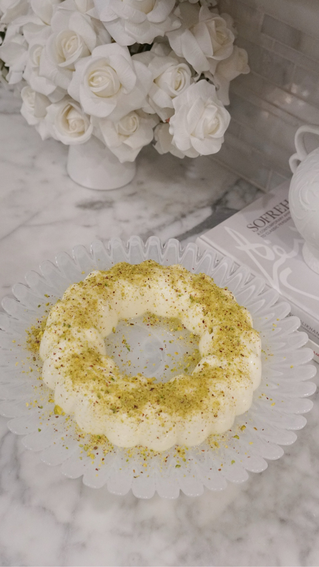 To all my host loving ladies, this one is for you. Ashtalieh is a comforting Lebanese milk pudding - creamy and fragrant with a gentle hint of rose and orange blossom water. The perfect dessert for the host who loves to serve something decadent and always elegant on the table. My dessert stand is available through the end of November for 20% (and site wide) with code: PARISA20. 

#LTKFamily #LTKParties