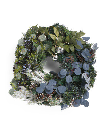26in Berries And Eucalyptus Wreath | Marshalls