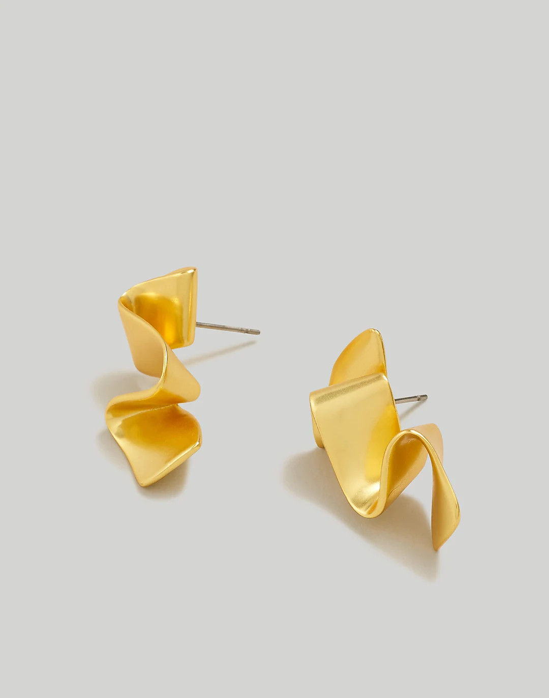 Metal Ribbon Statement Earring | Madewell
