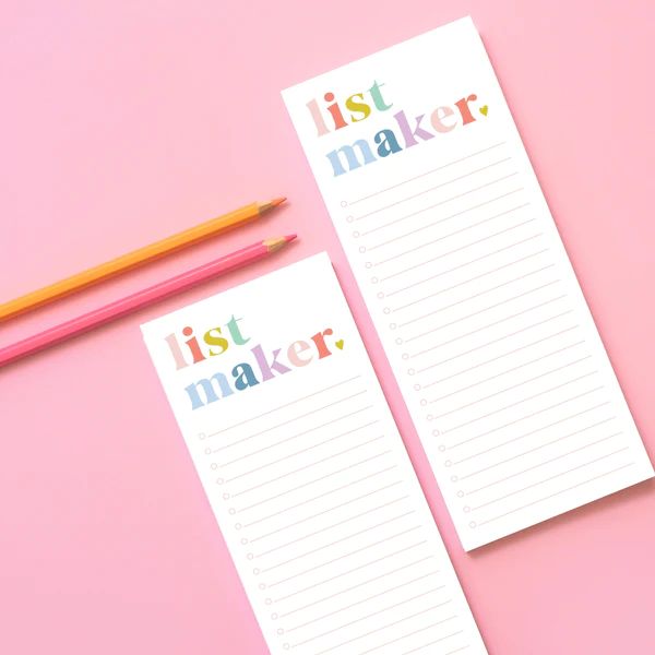 List Maker Notepad - Pastel | Joy Creative Shop