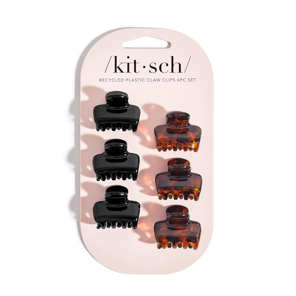 Kitsch Small Hair Clips for Women - Stays In Place Without Pulling or Snagging | Durable Plastic,... | Amazon (US)