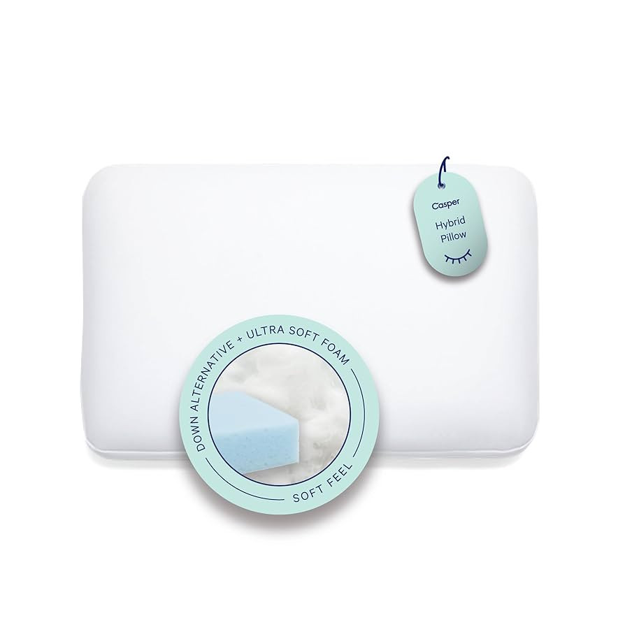 Casper Hybrid Pillow for Sleeping, King, White | Amazon (US)