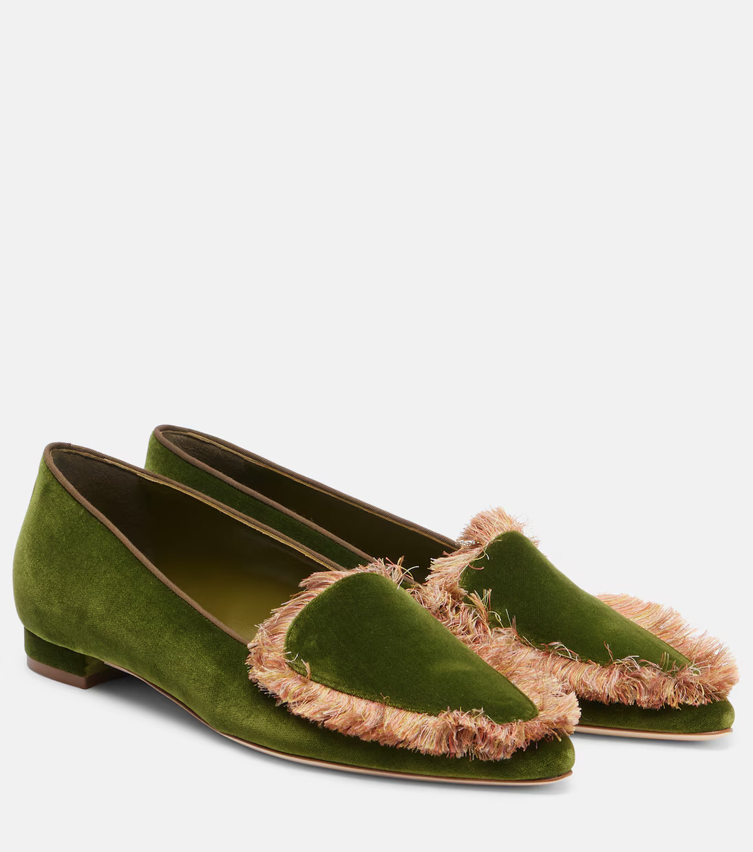 Agofran fringed velvet loafers | Mytheresa (US/CA)