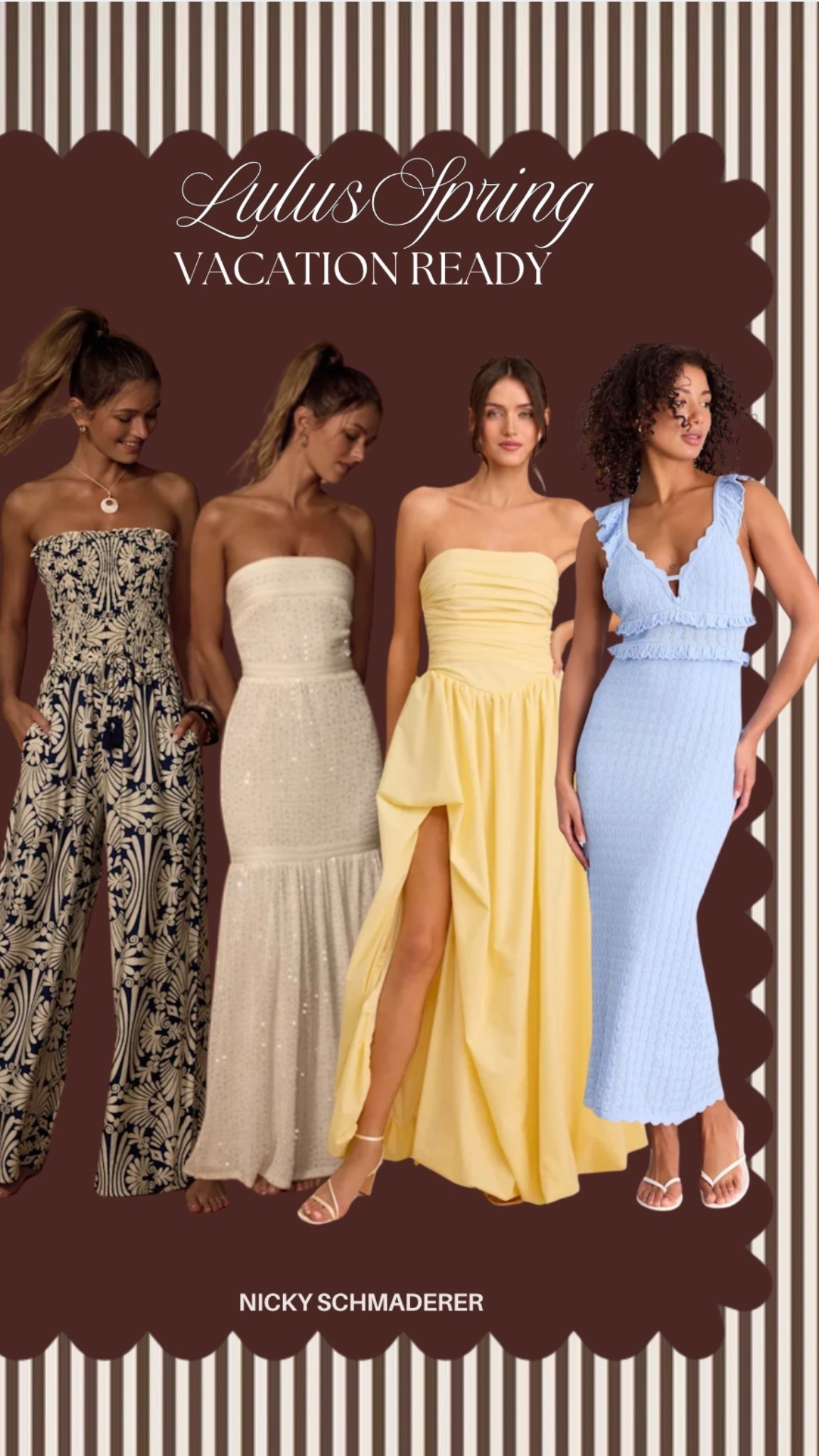 Lulus vacation ready outfits for your next warm weather vacation 

Maxi dress 
Jumpsuit 
Spring break 

#LTKSeasonal #LTKTravel #LTKgrwm