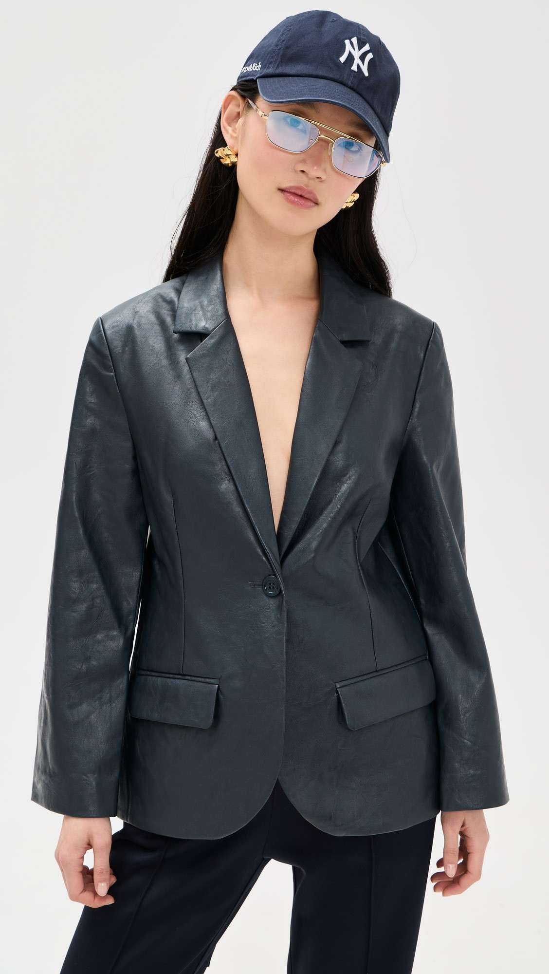 Benette Faux Leather Blazer | Shopbop