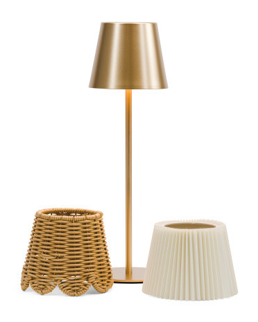 14in 3 In 1 Rechargeable Tabletop Lamp | TJ Maxx