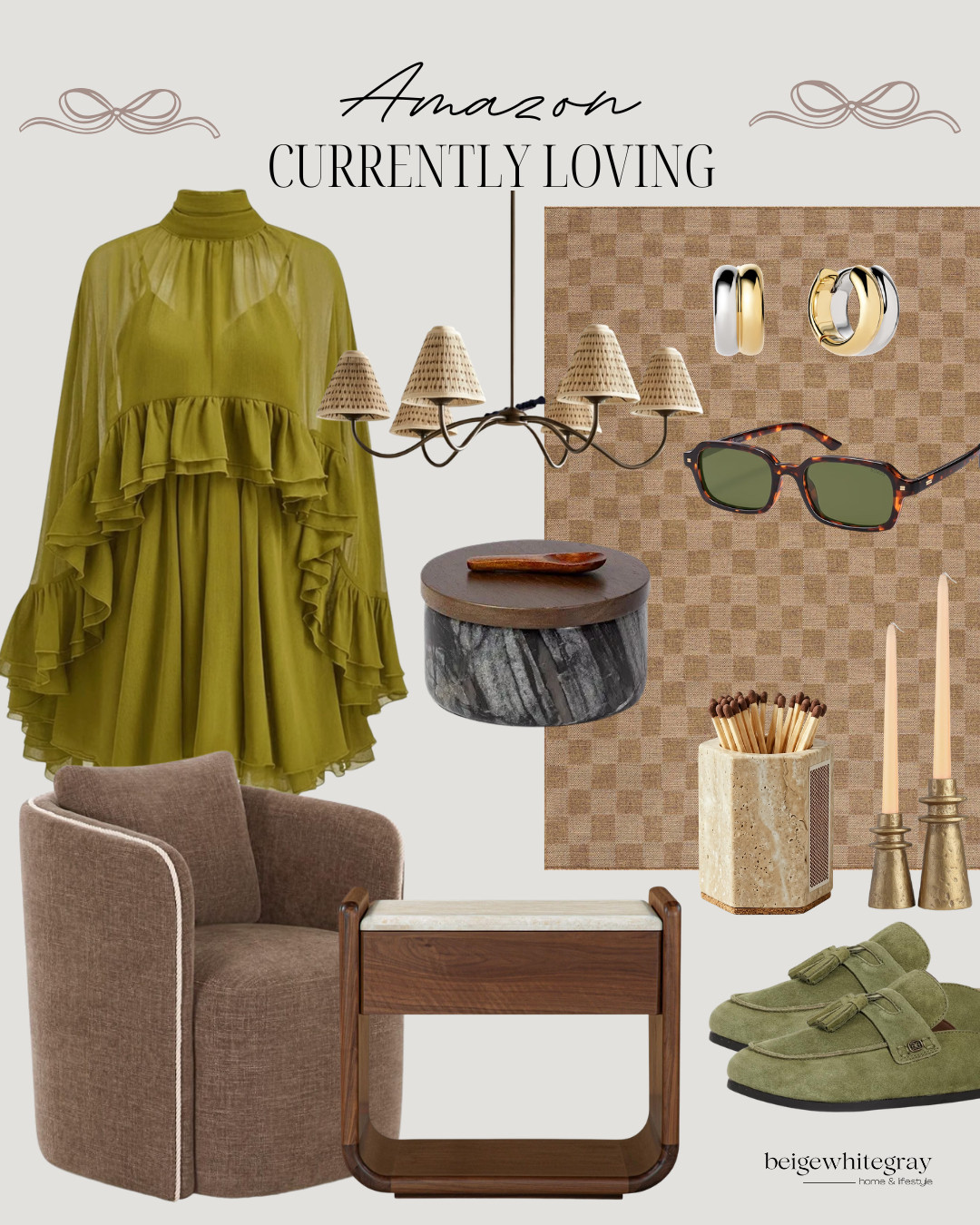 Here are some of my favorite Amazon finds for cozy living rooms and stylish outfits. #HomeInspo #StyleTips