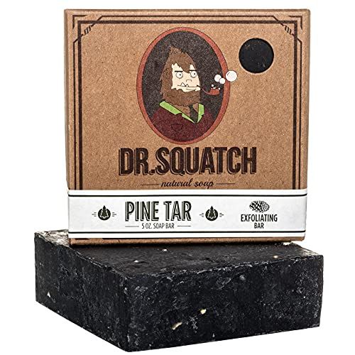 Dr. Squatch Pine Tar Soap – Mens Soap with Natural Woodsy Scent and Skin Scrub Exfoliation – ... | Amazon (US)