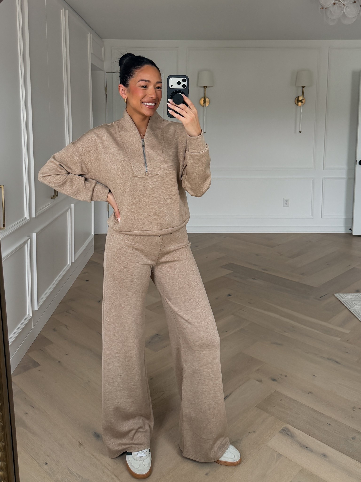 Use code LTKSPANX for 20% OFF sitewide! This material is SO comfortable and buttery soft! Wearing size S half zip and size S Tall wide leg pants 

Work from home outfit 
Airport outfit 
Travel outfit 
Errands outfit 
Casyal outfit
LTK Spring Sale

#LTKSaleAlert #LTKSpringSale #LTKSeasonal