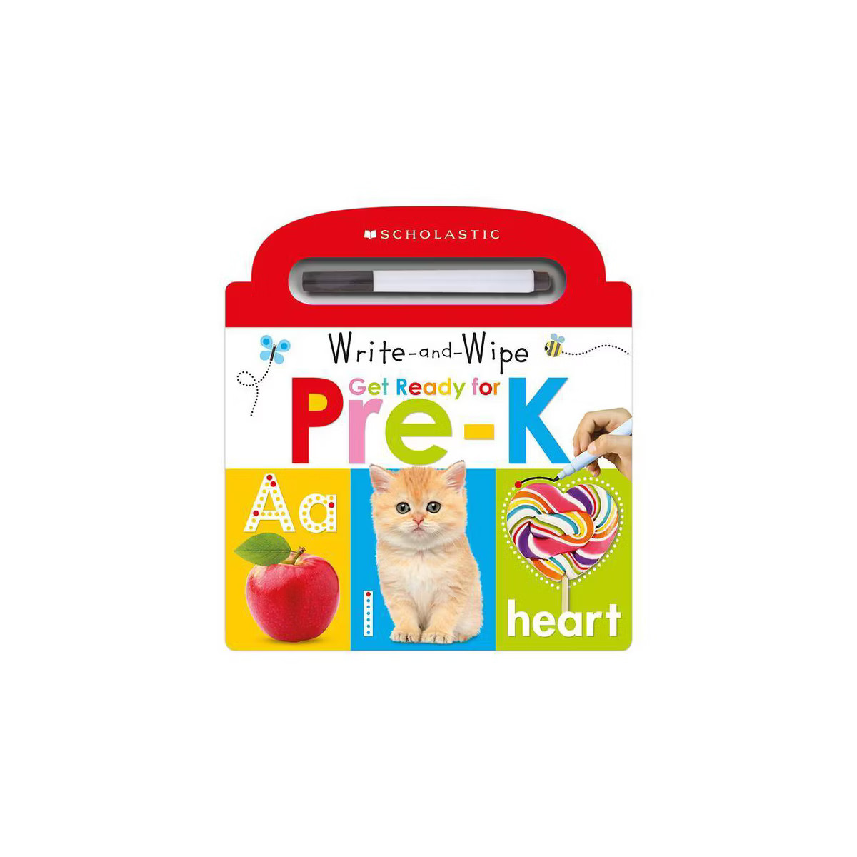 Write and Wipe Get Ready for Pre-k -  by Scholastic Inc. & Scholastic Early Learners (Hardcover) | Target
