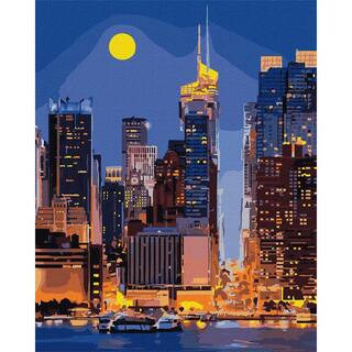 Ideyka The Streets of Manhattan Painting by Numbers Kit | Michaels® | Michaels Stores