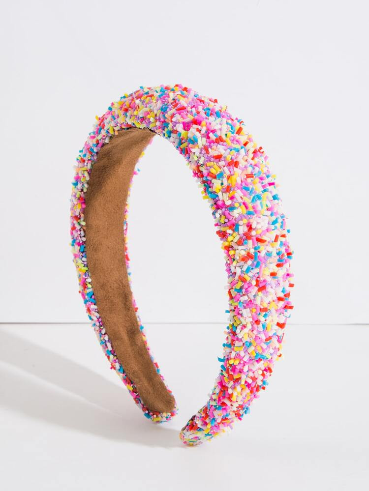 Random Color Block Colorful Fun Cute Y2K Headband | SHEIN