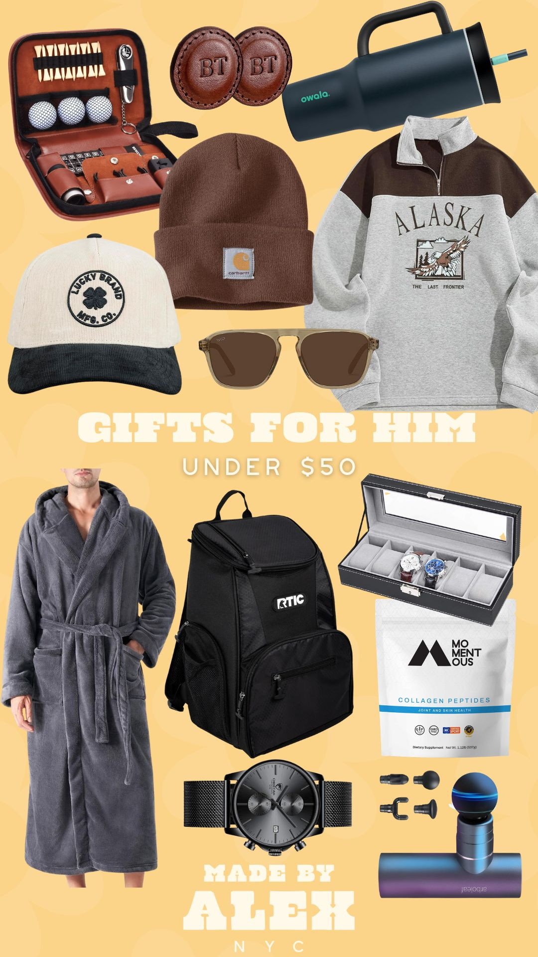 Gifts for him under $50!


Gift guide, gift ideas, gifts for him, christmas gifts, holiday gifts, robe, beanie, sweatshirt, backpack

#LTKSeasonal #LTKGiftGuide #LTKHoliday