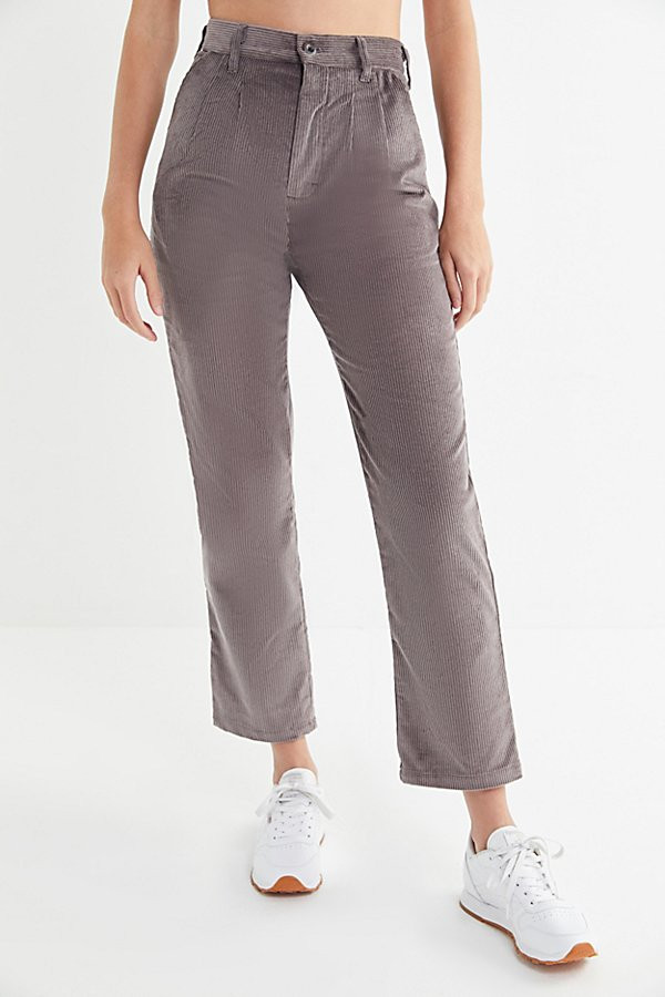 Urban Renewal Remnants Corduroy Trouser - Grey XS at Urban Outfitters | Urban Outfitters (US and RoW)
