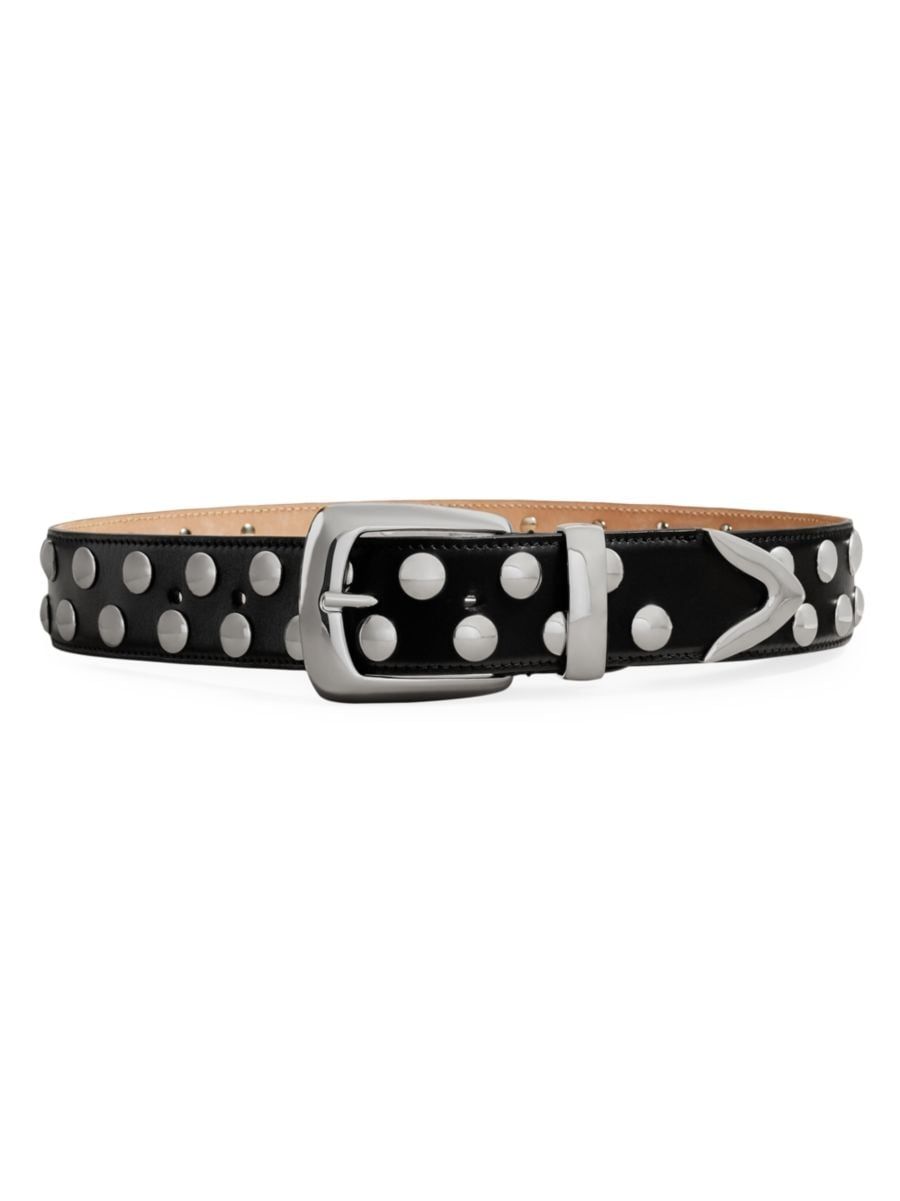 Bruno Studded Leather Belt | Saks Fifth Avenue
