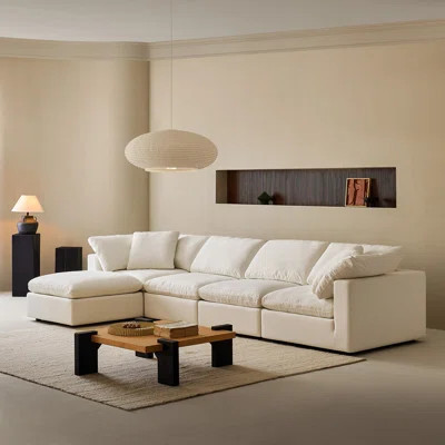 4 Seater and 1 Ottoman Sectional Sofas | Wayfair North America