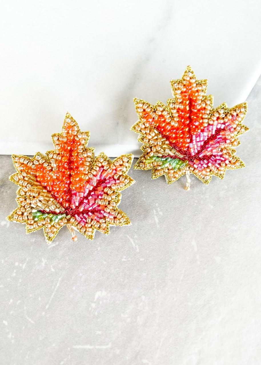 Maple Leaf Earrings | Dos Femmes, LLC