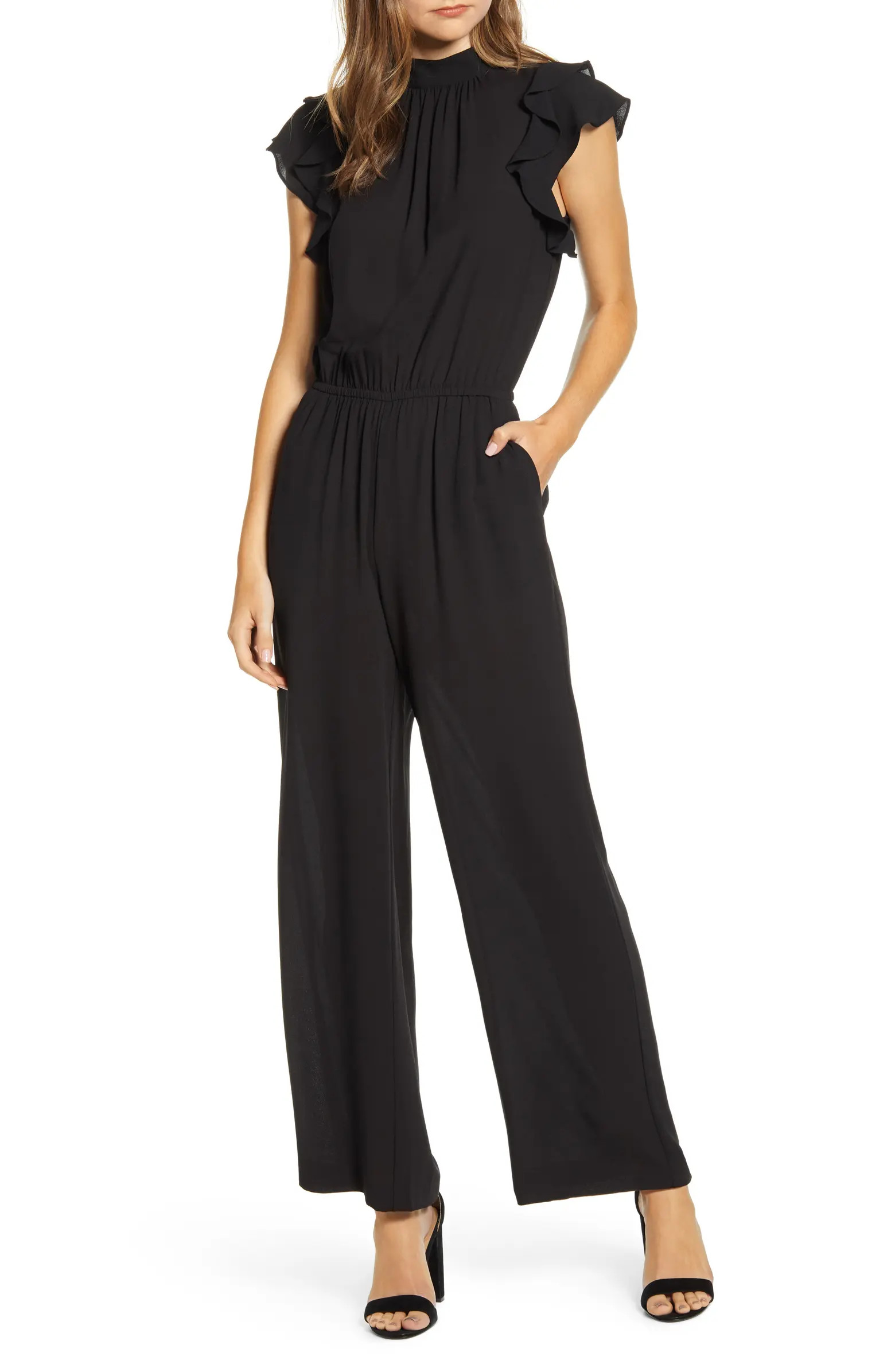 Flutter Sleeve Jumpsuit | Nordstrom