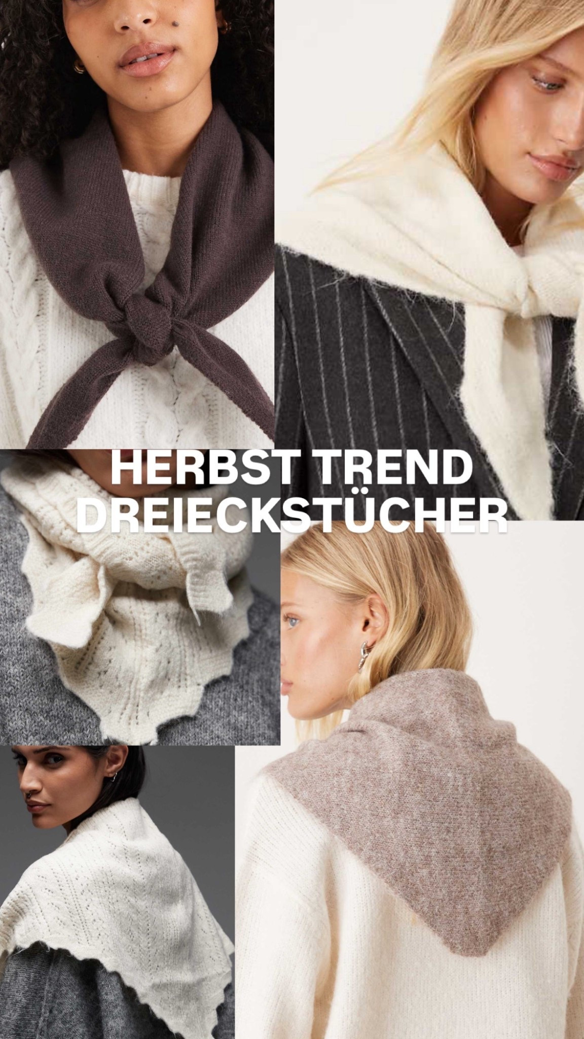 Herbst Trend 🍂🤎
Süß und warm - Dreieckstücher 

#LTKautumn #LTKstyletip #LTKdeutschland