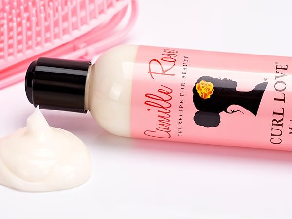 Camille Rose Curl Love Moisture Milk, Leave-In Conditioning Cream for Curls and Coils, Nourish an... | Amazon (UK)