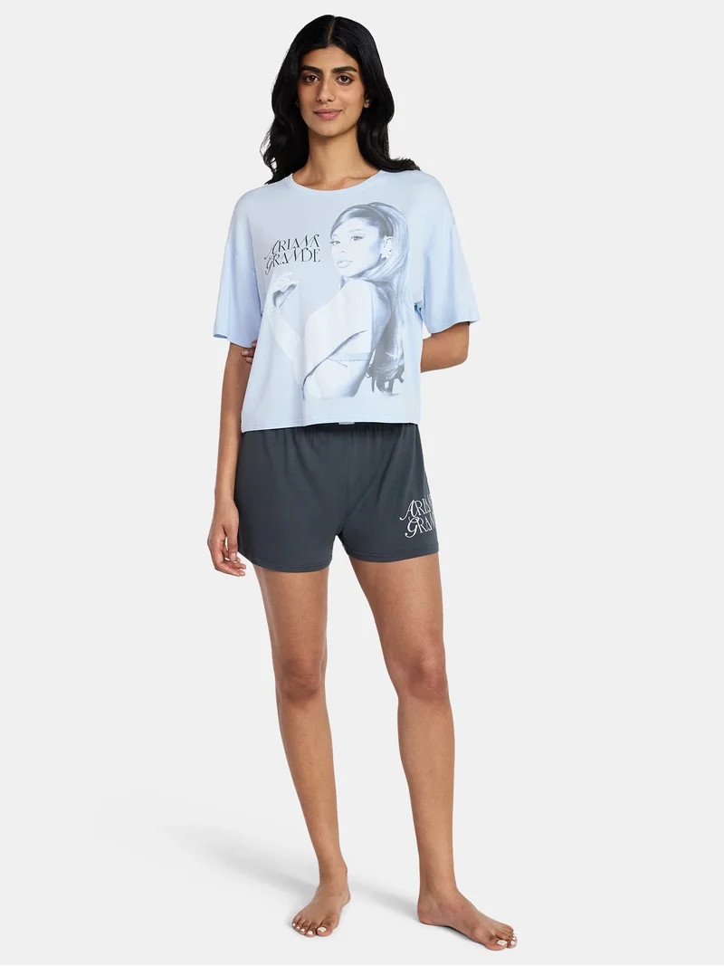 Ariana Grande Women's Pajama Set, 2-Piece, Sizes XS-3X | Walmart (US)