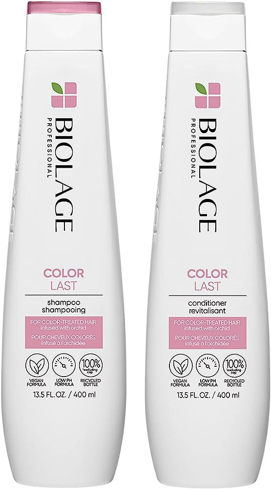 Biolage Color Last Shampoo & Conditioner Set | Helps Protect Hair & Maintain Vibrant Color | Fo... | Amazon (US)