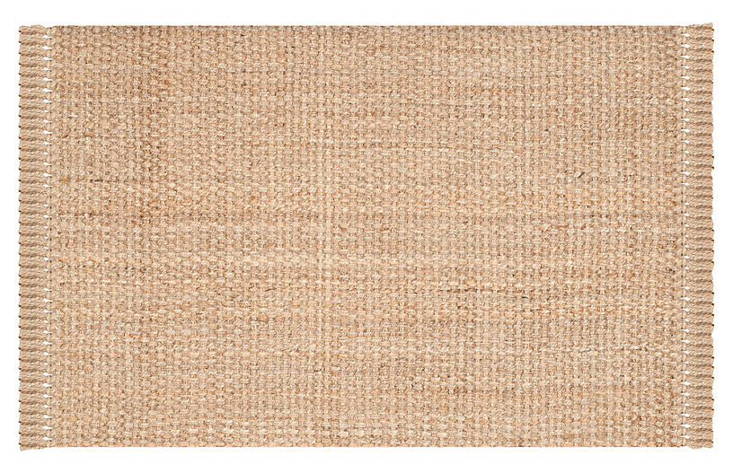 Mallorca Jute Rug, Natural | One Kings Lane