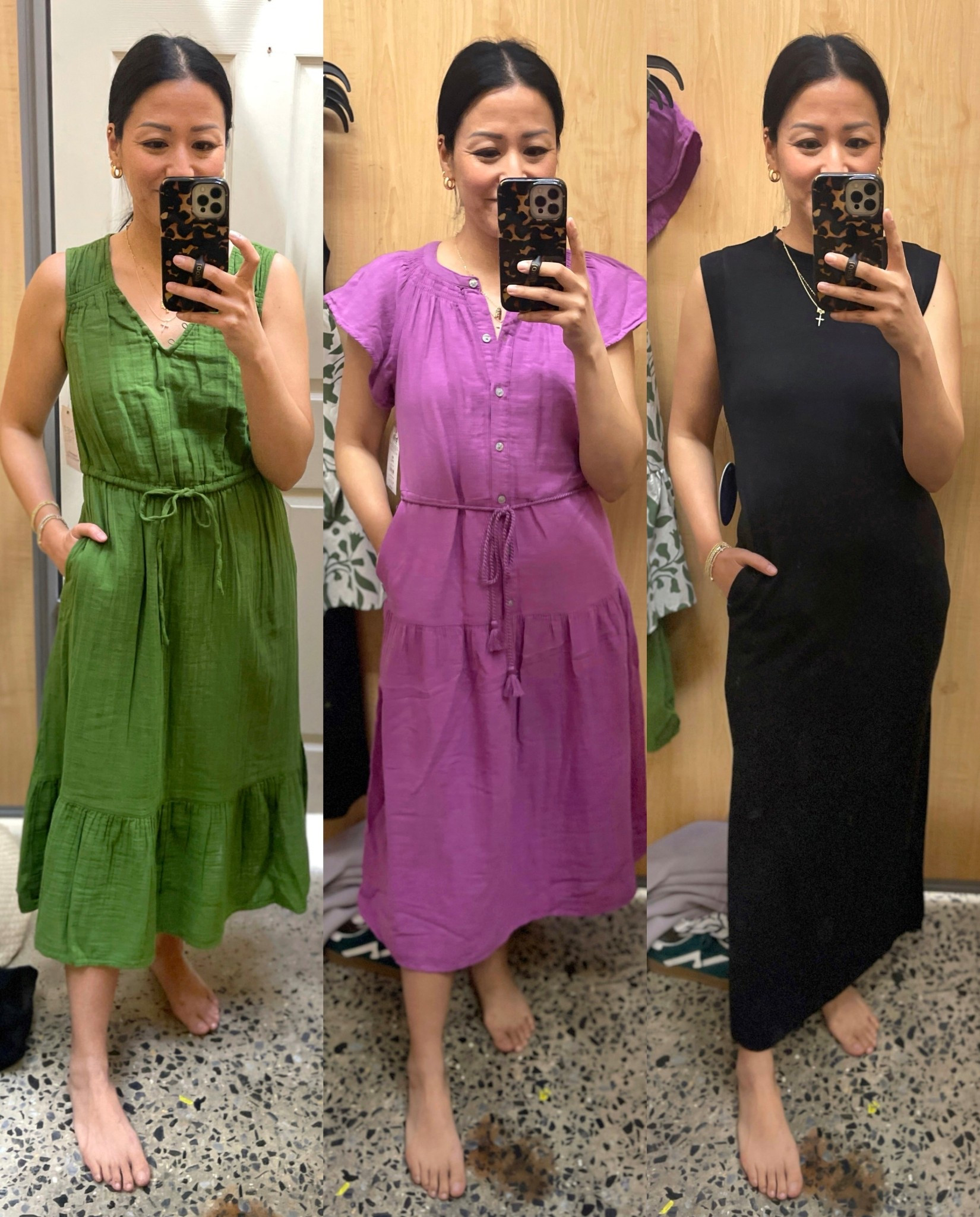 Wearing XS in all dresses
Would prefer small in the green dress for more in the underarm area

Spring dresses
Gauze dresses
Scuba dress
Walmart fashion


#LTKSaleAlert #LTKSeasonal #LTKFindsUnder50