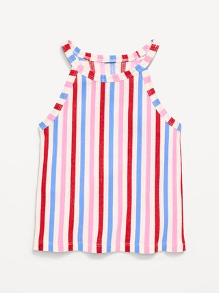 Fitted Ribbed Halter Tank Top for Toddler Girls | Old Navy (US)
