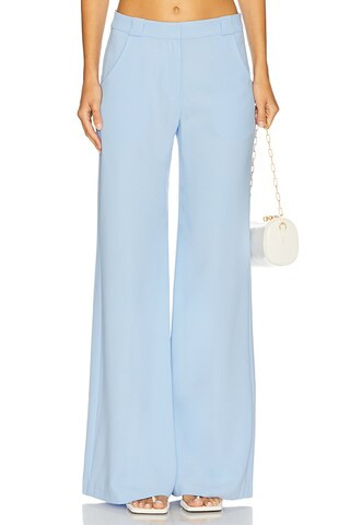 Amanda Uprichard x REVOLVE Saddler Pants in Baby Blue from Revolve.com | Revolve Clothing (Global)