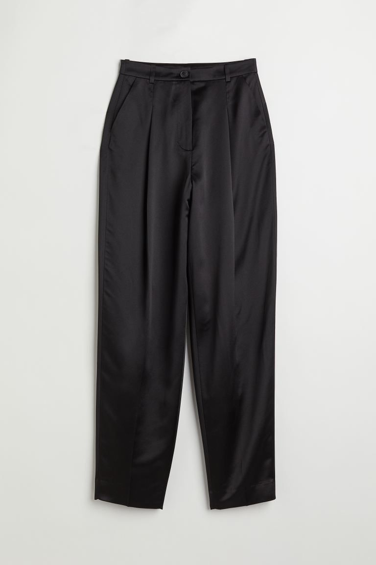 Silk-blend trousers | H&M (UK, MY, IN, SG, PH, TW, HK)