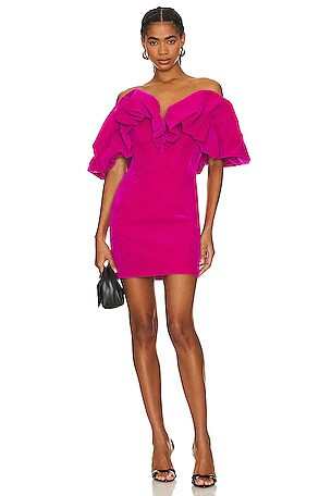 Golden Hour Dress in Magenta | Revolve Clothing (Global)