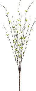 Vickerman 36" Artificial Gray Pussy Willow Bush - 36-inch Faux Floral Stems for Elegant Decor - R... | Amazon (US)